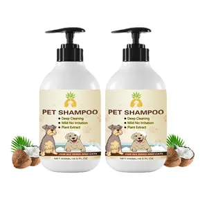 Shampoo e condicionador para cães de estimação, produtos naturais orgânicos para cuidados com a pele, produtos personalizados para cães e gatos