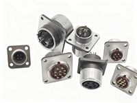 Connecteur Électrique Industriel Étanche en Alliage d'Aluminium Rond Kewei P48K4Q 14P