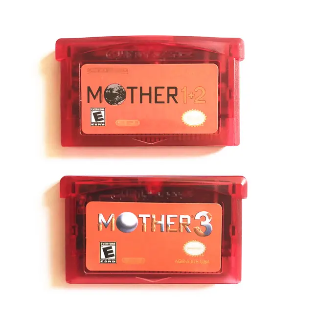 Top Quality 32 bit game cartridge Mother 3 and 1+2 card for gba sp