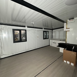 40ft Luxo Modular Prefab Casa Recipiente Impermeável 2 Quarto Escritório Pod Ilha Solar-Powered 2 Ilha Solar-Powered 2 Quarto