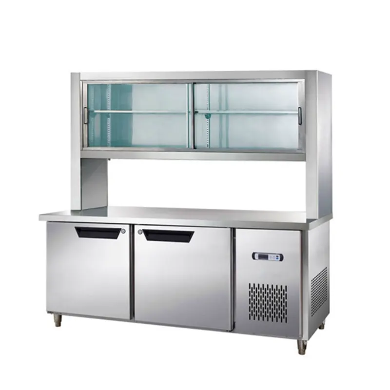 Kühlschrank Küche Kühlschrank Display Commercial Salad Bar Gefrier schrank
