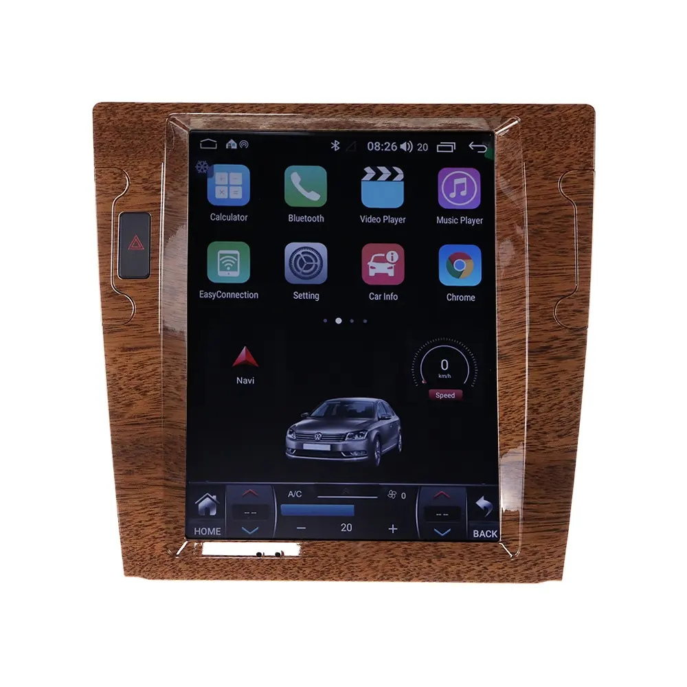 Tesla ZWNAV 10 2 Din Android Rádio Do Carro Para Volkswagen Phaeton GPS Navigation Multimedia Jogador DSP CarPlay IPS de 12.1 polegadas unidade
