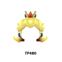 TP1059 Oyun Çizgi Film Mario Prenses Peach Yoshi Luigi Mini Yapım Bloğu Figürü ABS Plastik Çocuk Eğitici Oyuncaklar Hediye
