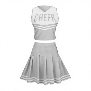 Top Deportivo con Pedrería para Animadoras, Chaleco Brillante de Poliéster y Spandex Elástico para Competencia de Equipos Femeninos - Product Image 4