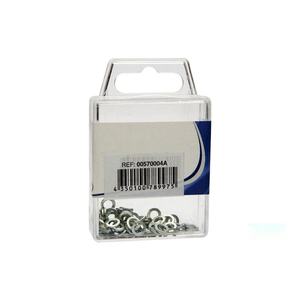 Elemento di fissaggio - blister da 12 unità, tipo DIN-127, M-10, finitura zincata, ideale per fissaggi in strutture - Product Image 1