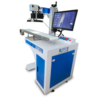 Machine de marquage laser à fibre de positionnement automatique CCD Visual de plaque de ligne d'assemblage de matériel et de produits métalliques