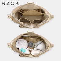 Sac à dos à langer antivol en cuir végétalien grande capacité avec plusieurs compartiments et bretelles rembourrées pour les voyages et les soins de bébé