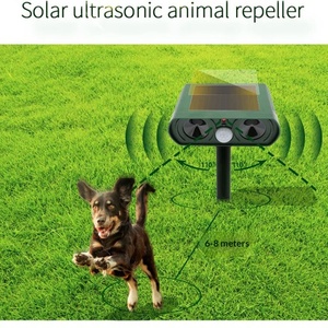 Ahuyentador de Animales con Energía Solar para Perros y Gatos, Sensor de Movimiento, Luces Intermitentes, Impermeable, Control de Ladridos para Exteriores, Jardín, Granja - Product Image 2