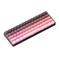 Clavier mécanique OEM FUN60 Ultra TMR/HE magnétique PBT noir rose, compatible multiplateforme, ergonomie RT 0,01 mm, touches multiples