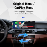 ZWNAV 2560*720p 14.9 " Auto Apple Carplay para BMW Serie 5 F10 2011-2017 LINUX Os Reproductor Multimedia para Auto Estéreo GPS Navegación