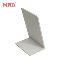 Support NFC 13,56 MHz en acrylique pour table, sans contact, avec code QR pour carte de visite, étanche en PVC