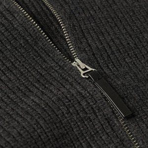 2025 Winter <strong>Men's</strong> Wool/Acrylic Zipper Thick Breathable Turtleneck <strong>Chunky</strong> <strong>Cardigan</strong> - Product Image 6