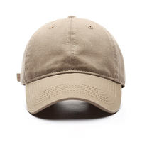 Gorras Lisas Unisex con Logotipo Personalizado al por Mayor de Fábrica, MOQ Bajo, Gorras de Béisbol de Algodón Baratas para Hombre y Mujer, Gorras Comunes de Felpa