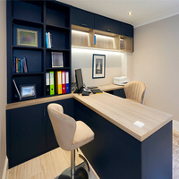 Rangement pour bureau à domicile armoires encastrées bureau avec armoires