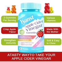 Gummies au vinaigre de cidre de pomme pour adultes, marque privée, favorisant la perte de poids et la digestion, qualité alimentaire