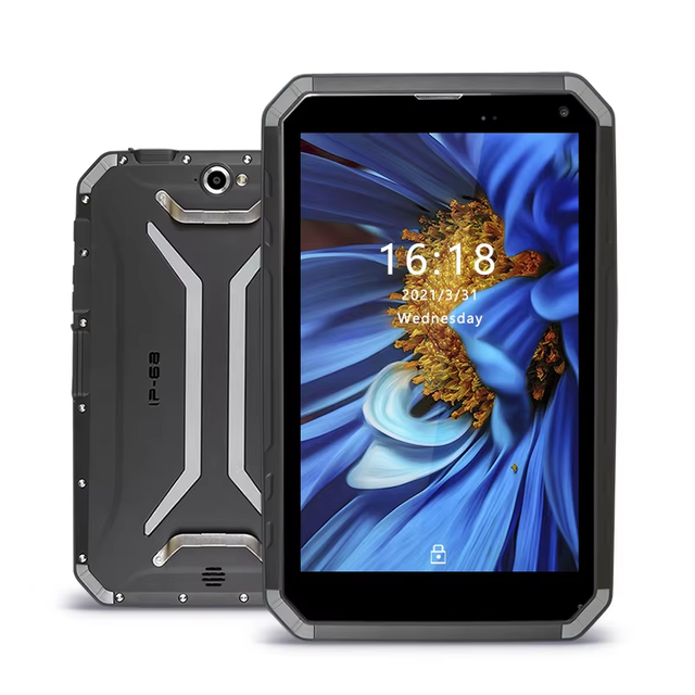 Android Industrial Rugged 8 InchTablet Pc Ip67 1000 Nits Sunlight Readable Nfc Rfid Reader 1d 2d Barcode Scanner Prison Tablet