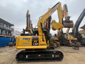 Équipement de pelle lourde de construction de vente chaude utilisé Pc130-7 d'excavatrice en bon état en stock - Product Image 5