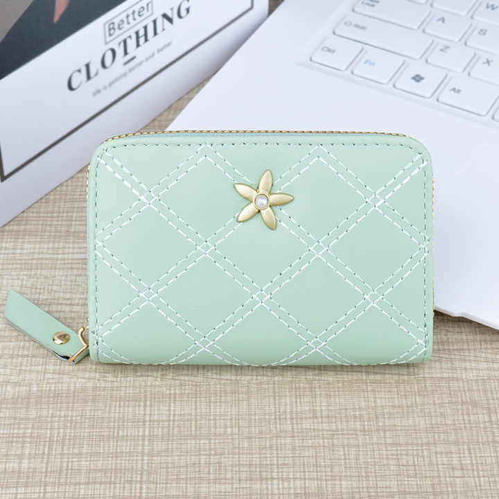 Short Style Simple Multi Card Clip Purses Waterproof Pu Bag Hot Selling New Women s Retro mini