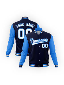 OEM giacca a vento Casual stile invernale cappotti taglie forti giacche da college personalizzate da uomo giacche da Baseball personalizzate all'ingrosso - Product Image 4