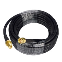 Vente chaude pas cher prix SMA mâle à femelle connecteur RG58 câble pour CATV CCTV 50Ohm câble coaxial