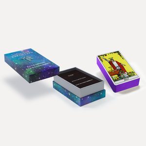 De alta calidad de plata al por mayor de los bordes de la luna llena Ángel tarjetas <span class=keywords><strong>tarot</strong></span> Impresión de tarjetas con libro - Product Image 6