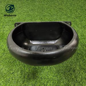 Mangeoire pour chevaux en aluminium anti-corrosion, bol <span class=keywords><strong>d</strong></span>'alimentation pivotant rotatif, durable pour les boxes, les écoles <span class=keywords><strong>d</strong></span>'<span class=keywords><strong>équitation</strong></span> et les granges privées - Product Image 2