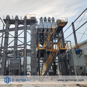 Machine automatique de fabrication de mastic pour murs 10-15 t/h Fournisseur de ligne de mortier sec pour carreaux de plâtre de mélange d'adhésifs entièrement automatique - Product Image 4