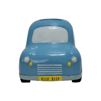 Dessin animé pvc voiture tirelires voiture forme résine tirelire tirelires pour enfants atm