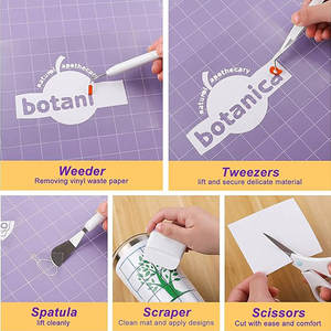 Ensemble d'outils de désherbage en vinyle Trycut pour Kit d'outils d'artisanat de précision <span class=keywords><strong>Cricut</strong></span> accessoires de désherbage en vinyle - Product Image 5