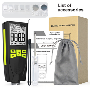 Pellicola di verniciatura per auto misuratore spessore misuratore Tester verde strumento Fe/NFe per rivestimenti Non conduttivi spessimetro - Product Image 6