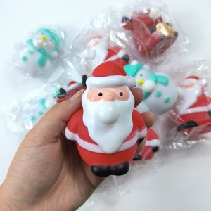 Christmas Squeeze Bubble Santa Snowman Reindeer <b>Squishy</b> Slow Rising Super Soft Venting Stress Relief Decompression Toy - Product Image 5