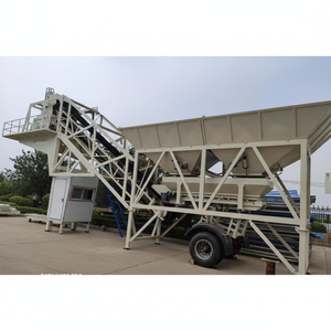 Centrale à béton mobile au meilleur prix avec pompe Centrale à béton mobile avec pompe - Product Image 1