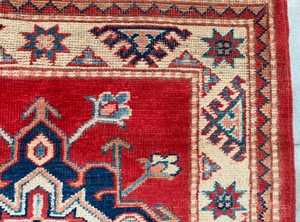 Tapis Kazak Vintage Afghan Noué À La Main Qualité Style Classique Chambre à Coucher Tapis Kilim Personnalisable pour Exercice À Domicile Prière Pique-Nique - Product Image 6