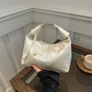 Sac seau bandoulière pour femme, style national chinois, brodé, été 2026, design ancien de niche - Product Image 1