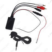 Adaptador Inalámbrico Aux-in para Motocicleta, Módulo Receptor de Audio y Radio para Modelos de Automóviles Universales, Cable Auxiliar