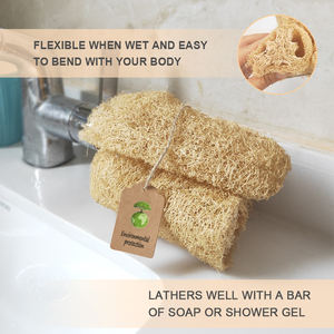 Ramah lingkungan Mesir loofah Biodegradable organik loofah spons cuci piring lembut Mesir loofah spons <span class=keywords><strong>luffa</strong></span> - Product Image 3