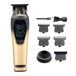 เครื่องตัดแต่งขนและหนวดไฟฟ้าสำหรับ<span class=keywords><strong>ผู้ชาย</strong></span> แบบมืออาชีพ สองระดับความเร็ว เสียงเบา พร้อมหน้าจอแสดงพ<span class=keywords><strong>ล</strong></span>ังงานแบบเรีย<span class=keywords><strong>ล</strong></span>ไทม์ - Product Image 1