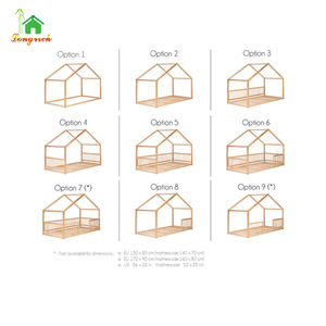 Twin Montessori Boden Plattform Bett Etagen bett Schutz Kinder betten <span class=keywords><strong>Junior</strong></span> Kinder Massivholz Kleinkind Krippe - Product Image 4