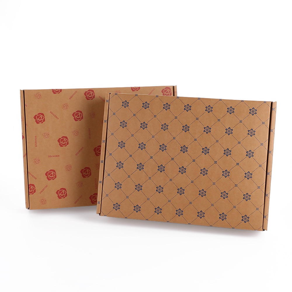 Custom Corrugated Mailer Box Folding Aircraft Shipping Box For Cosmetic Gift & E-commerce Packaging Eco Friendly Kraft Mailer