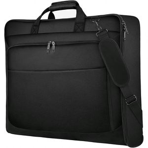 Sac de voyage imperméable noir pour vêtements, format BSCI, 40 x 4 pouces, capacité 6 vêtements - Product Image 4