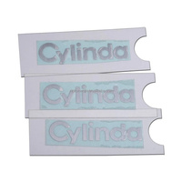 Autocollants de transfert de logo en nickel électroformé ultra-minces, étiquettes de marquage métalliques autocollantes pour contenants en plastique
