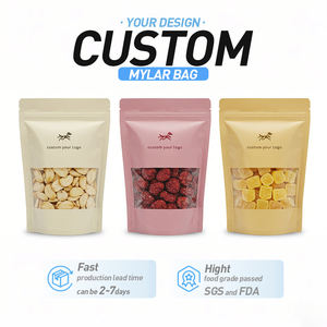 Sacs d'emballage pour viande séchée de poulet et de bœuf, imprimés sur mesure, avec fermeture éclair et fenêtre - Product Image 2