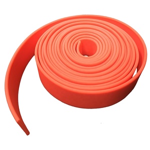 Grosir kustom warna-warni sentuhan lembut perlengkapan hewan peliharaan pita antiair PVC lapis TPU tali hewan peliharaan kerah dicetak anyaman - Product Image 2
