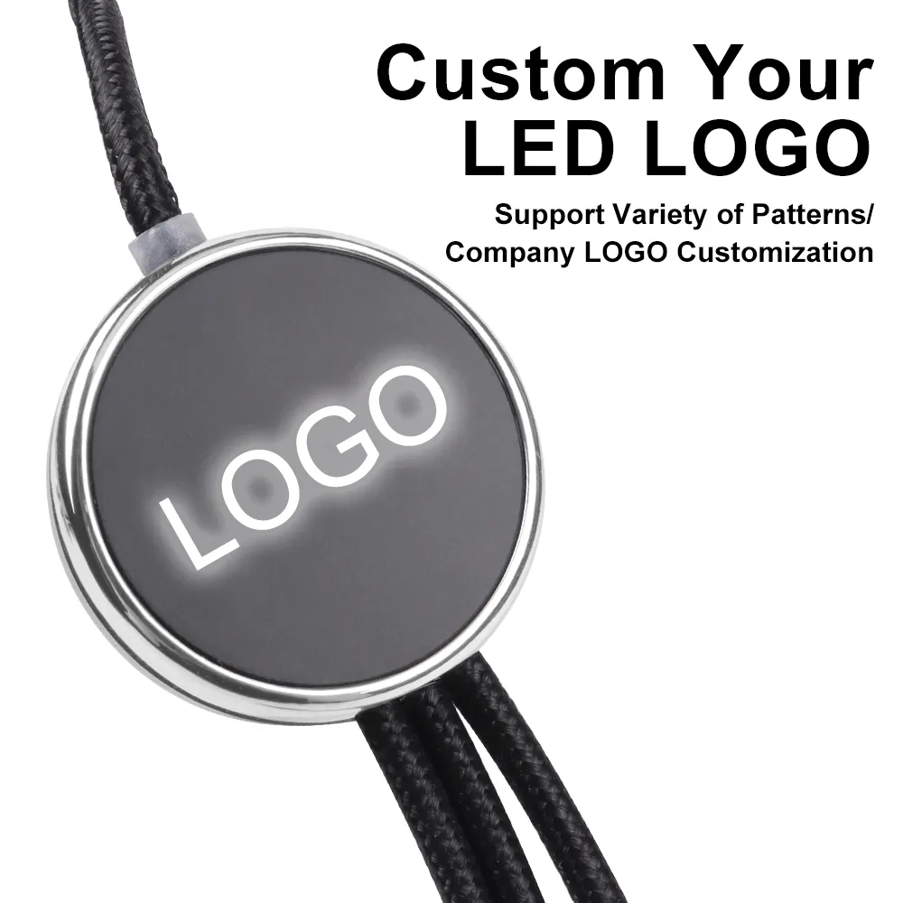 Custom Your Led LOGO Charging Cable Light Ladekabel Fast Charger Cord 1m Usbc Mobile Phone Charging Cable