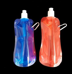 Bolsa de Plástico Plegable para Botella de Agua, Personalizada, de 480/500 ml, Portátil, Reutilizable, para Bebidas Deportivas, Disponible en Stock del Fabricante - Product Image 3