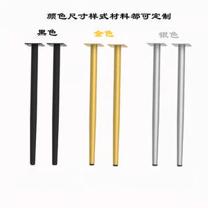 Pieds coniques inclinés en fer pour remplacement de meubles, pieds de <span class=keywords><strong>canapé</strong></span> et <span class=keywords><strong>d</strong></span>'armoire pour table, <span class=keywords><strong>canapé</strong></span> et chaise - Product Image 4