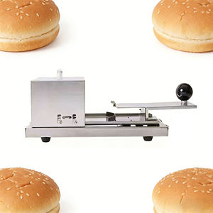 Trancheuse à <span class=keywords><strong>pain</strong></span> ronde manuelle en acier inoxydable <span class=keywords><strong>de</strong></span> qualité alimentaire, pour usage commercial et domestique, idéale pour les pains à burger, les bagels et le <span class=keywords><strong>pain</strong></span>. - Product Image 5