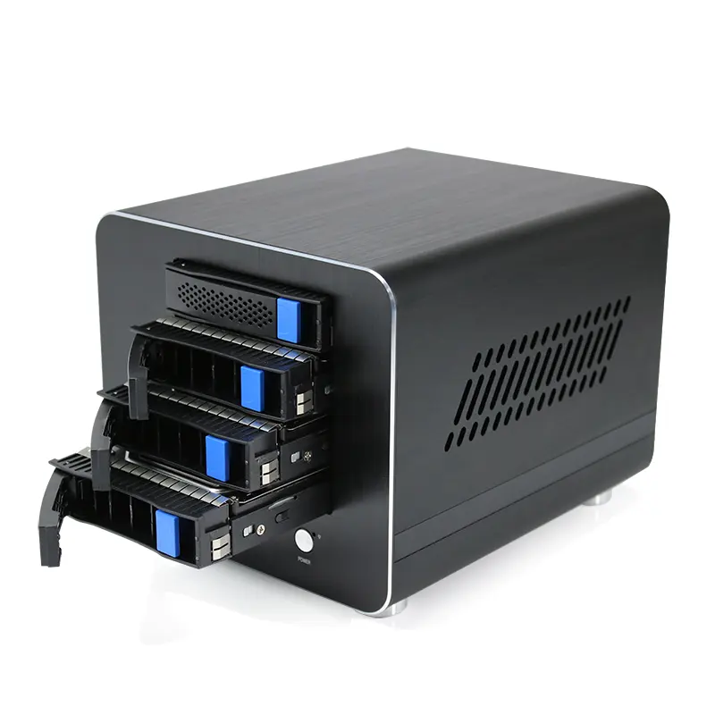 Servidor de armazenamento na nuvem para câmera, 4 pisos nas 110-station i3-8130U 4 * lan 2*10 gigabit 2 * hd, armazenamento de monitoramento nrs