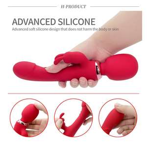 Vibratie-ei met konijnenoren voor vrouwen, één-knops versteviging - Product Image 5