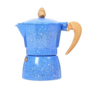 <span class=keywords><strong>Cafetera</strong></span> italiana de aluminio con mango de <span class=keywords><strong>madera</strong></span> - Product Image 2